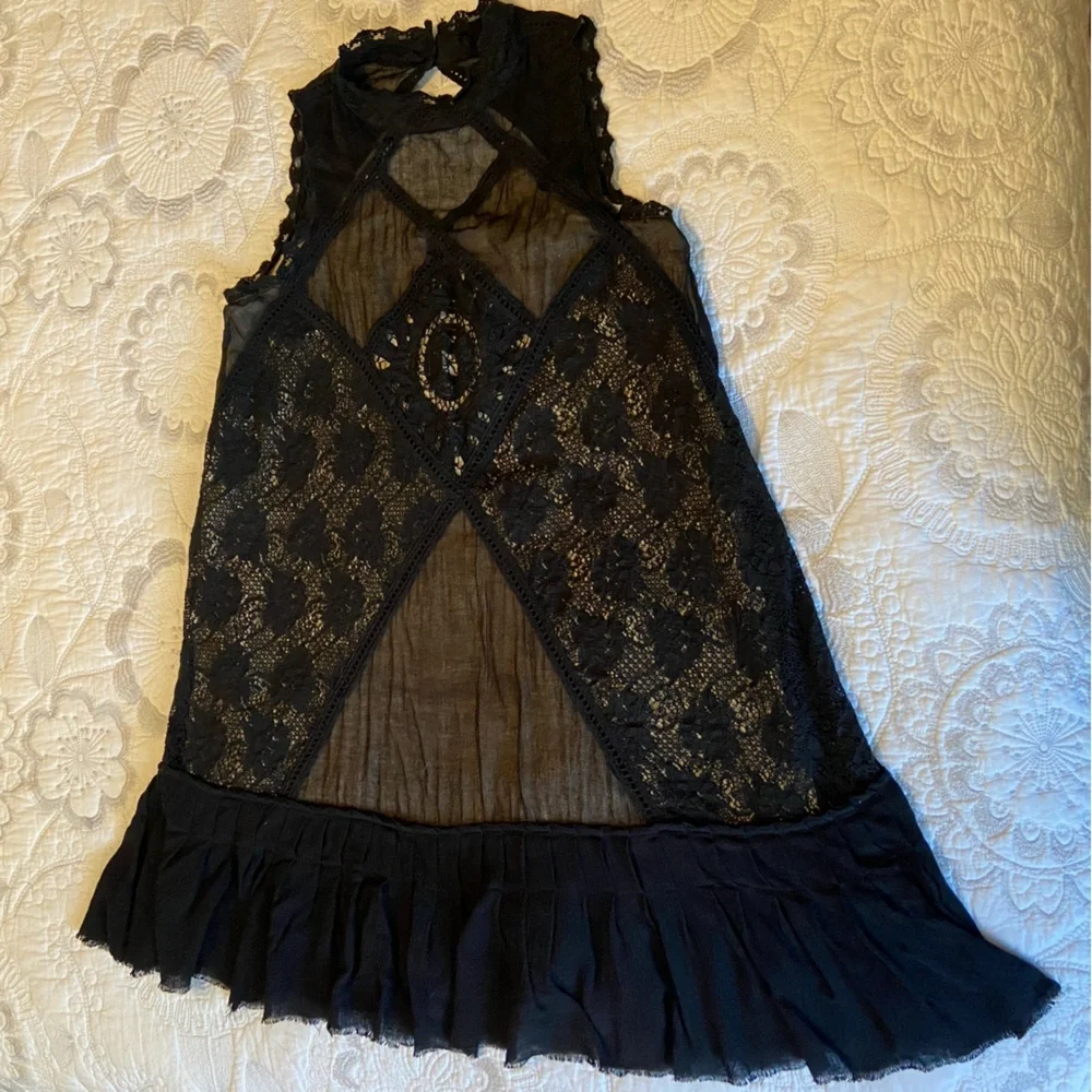Free people angel lace mini dress size small - Picture 7 of 14